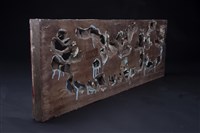 廟宇迴廊橫樑木雕藏品圖，第4張