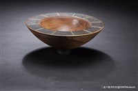 編織花紋碗的圖片