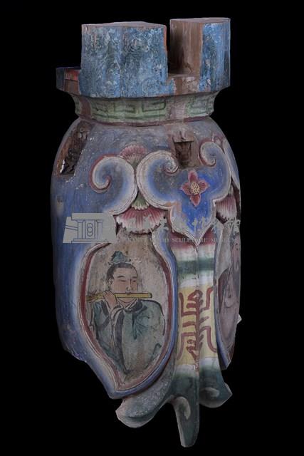 彩繪吊籃(瓜筒)藏品圖，第2張