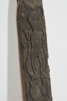 排灣族屋豎板（柱）、木雕板藏品圖，第4張