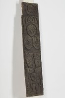 排灣族屋豎板（柱）、木雕板藏品圖，第4張