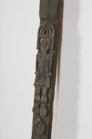 排灣族屋豎板（柱）、木雕屋柱藏品圖，第2張