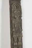 排灣族屋豎板（柱）、木雕屋柱藏品圖，第5張