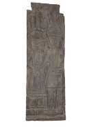 排灣族屋豎板（柱））、木雕板藏品圖，第2張