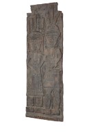 排灣族屋豎板（柱））、木雕板藏品圖，第3張