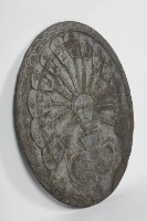 圓形屏風-石雕-、石雕-圓形屏風藏品圖，第4張