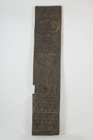 排灣族屋豎板、木雕板藏品圖，第1張