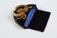 禮帽、男子珠繡豬牙帽飾藏品圖，第3張