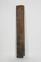 雅美族傳統建築構飾、木雕板藏品圖，第2張