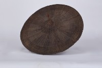 棕皮製女用笠帽、椰鬚禮帽藏品圖，第4張