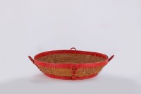 竹編淺籃藏品圖，第2張