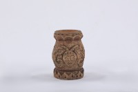 雕刻木臼藏品圖，第1張