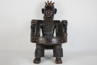 原住民工藝雕刻椅藏品圖，第1張