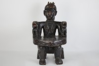 原住民工藝雕刻椅藏品圖，第1張