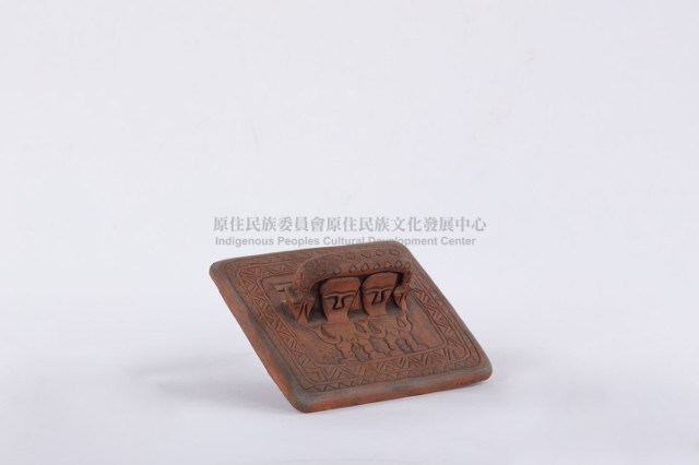 陶製置物盒-蓋藏品圖，第3張