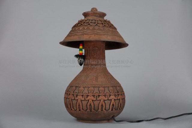 陶製檯燈藏品圖，第3張