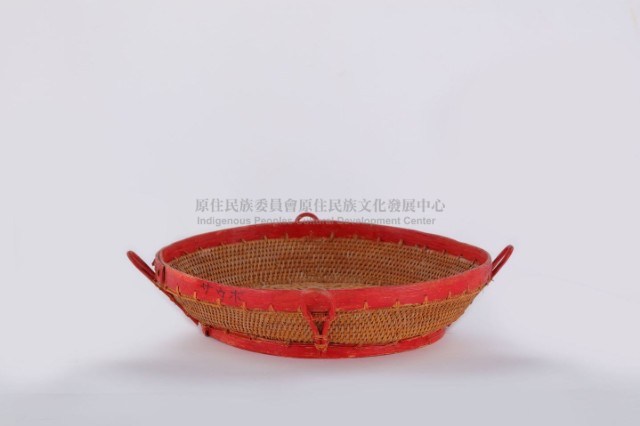 竹編淺籃藏品圖，第1張