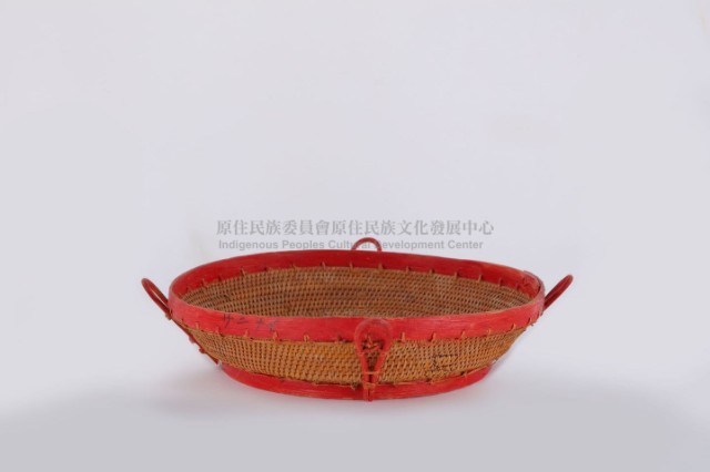竹編淺籃藏品圖，第2張