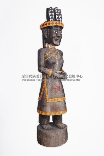 木雕人像（女）藏品圖，第4張