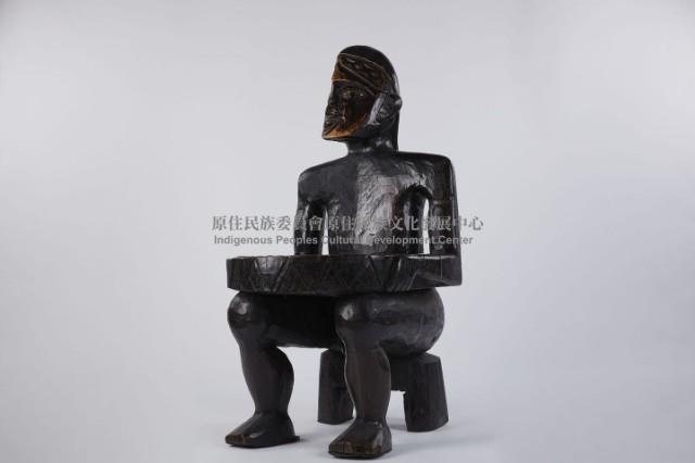 原住民工藝雕刻椅藏品圖，第4張