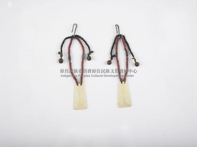 梯形貝片珠串耳飾藏品圖，第4張