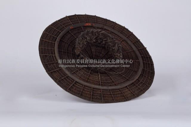 棕皮製女用笠帽、椰鬚禮帽藏品圖，第3張