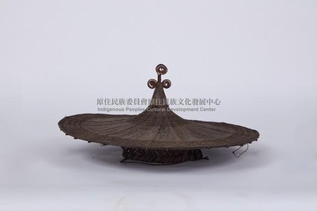 棕皮製女用笠帽、椰鬚禮帽藏品圖，第1張