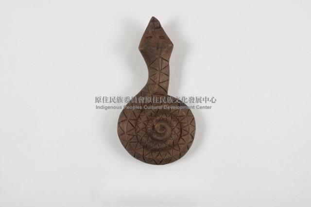 百步蛇型木雕蠟板藏品圖，第1張