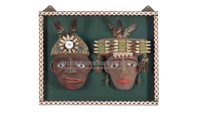 陶製壁飾-祖先像藏品圖，第1張