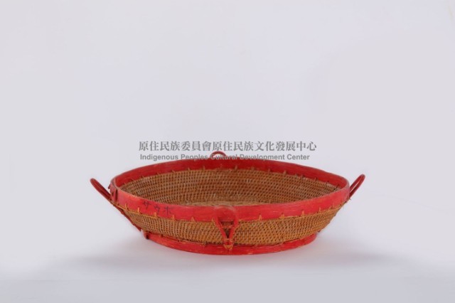 竹編淺籃藏品圖，第1張