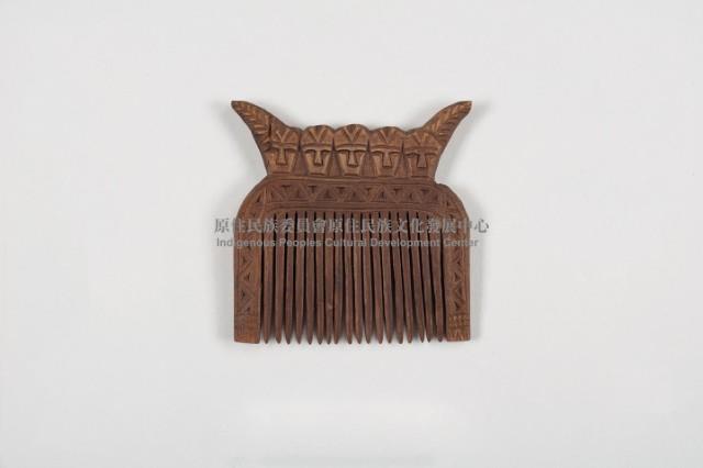 木雕人面梳、木梳藏品圖，第1張