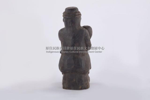 木雕像抱子、木雕人像-抱子藏品圖，第2張