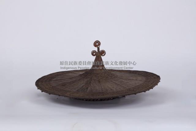 棕皮製女用笠帽、椰鬚禮帽藏品圖，第2張