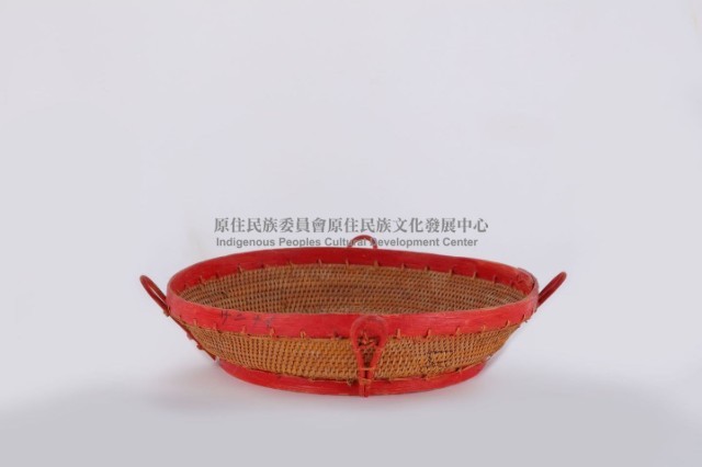 竹編淺籃藏品圖，第2張