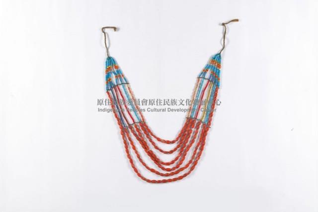 六連珠項鍊、女子瑪瑙玻璃珠串胸飾 藏品圖，第2張