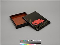 堆朱描金硯盒藏品圖，第3張
