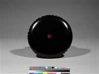 木雕菊花漆盤 藏品圖，第3張