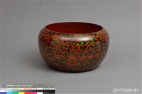 牡丹紋磨顯漆缽 藏品圖，第3張