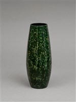翠綠夾苧花點花瓶 藏品圖，第1張