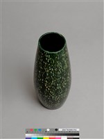 翠綠夾苧花點花瓶 藏品圖，第2張