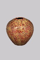 犀皮夾苧花瓶 藏品圖，第1張