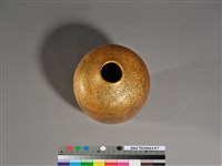 木胎系紋金色花瓶 藏品圖，第3張