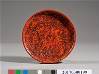 木胎犀皮小盤子 藏品圖，第7張