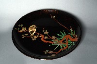 描彩漆大盤 藏品圖，第1張