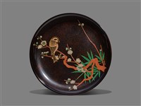 描彩漆大盤藏品圖，第1張