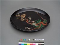 描彩漆大盤藏品圖，第3張