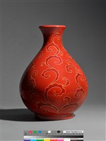 蔓草夾苧漆瓶藏品圖，第2張