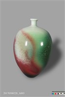 多彩釉瓶 藏品圖，第1張
