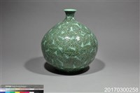 雕釉葉紋瓶藏品圖，第3張