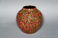 夾紵犀皮漆瓶 藏品圖，第1張